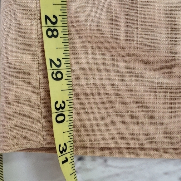Vtg Linen Lined Trousers Tan 30x31 14 EUC - Picture 8 of 13